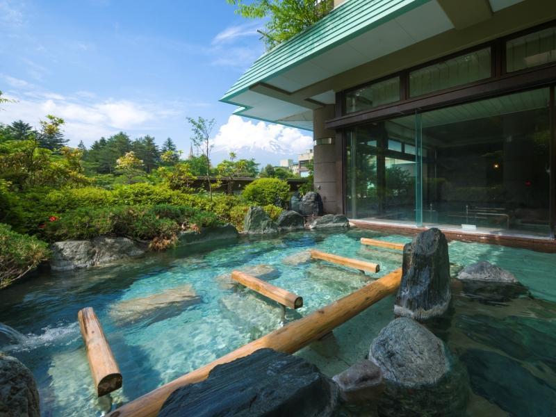 Fujisan Onsen Bessho Sasa Hotel Fujiyoshida Buitenkant foto
